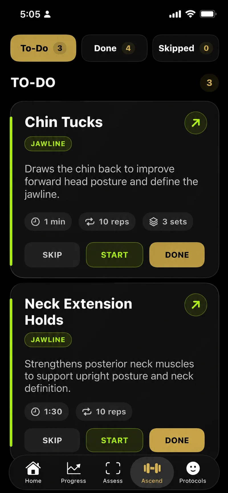 PSL Rank - daily exercises